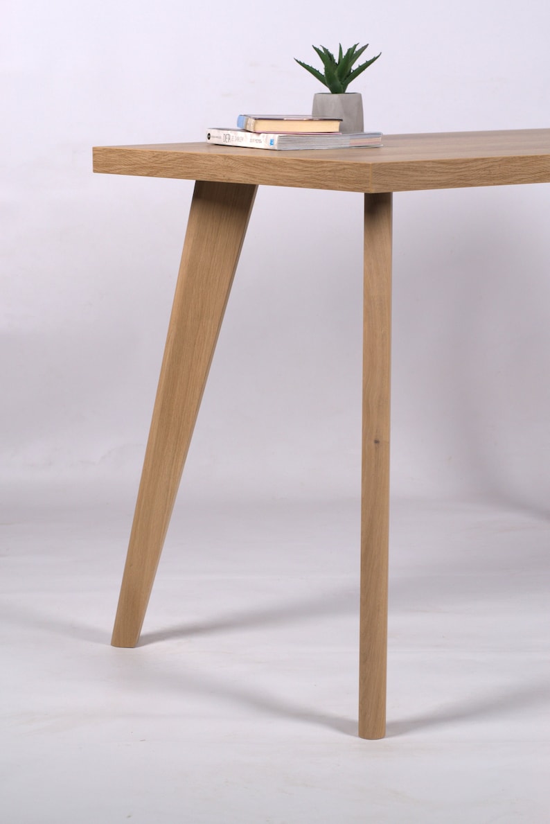 4 x Tapered Ash Legs Table and Bench Wood Legs image 4