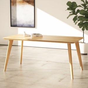 4 x Tapered Ash Legs Table and Bench Wood Legs image 1