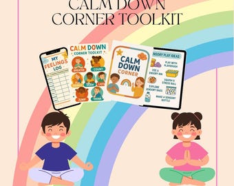 Calm Down Corner Toolkit: Druckbares Bündel (PDF Download)
