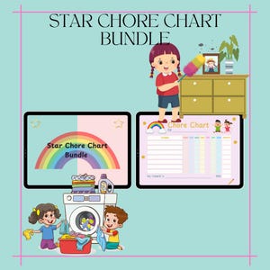 Reward Star Chart for Kids | Chore Tracker With Stars | Instant ...