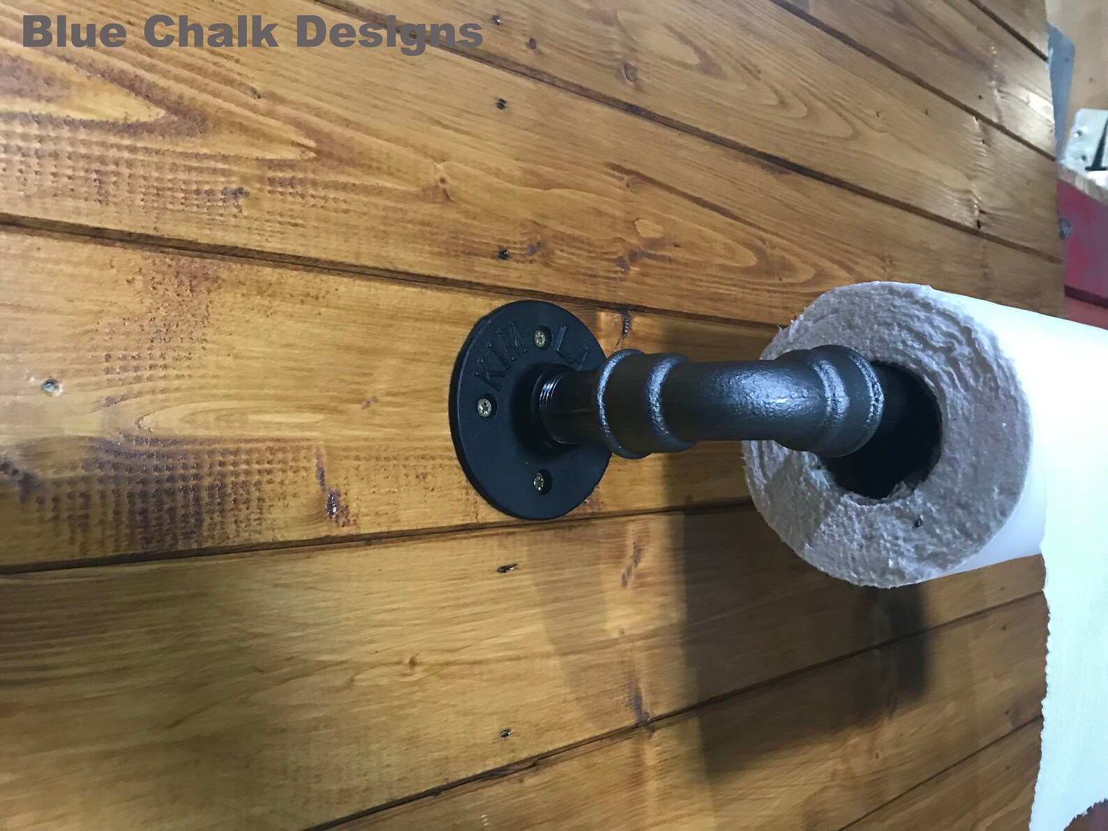 Urban Industrial Kitchen Roll Holder Steampunk Rustic Etsy UK