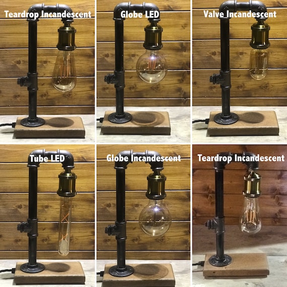 Pvc pipe clearance table lamp