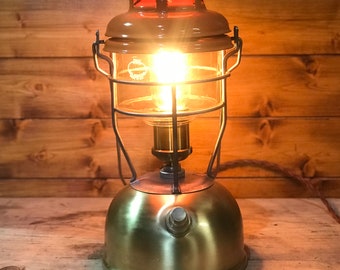 Industrial 1970 s X246B Vintage Tilley Lamp Orange Dome Steampunk