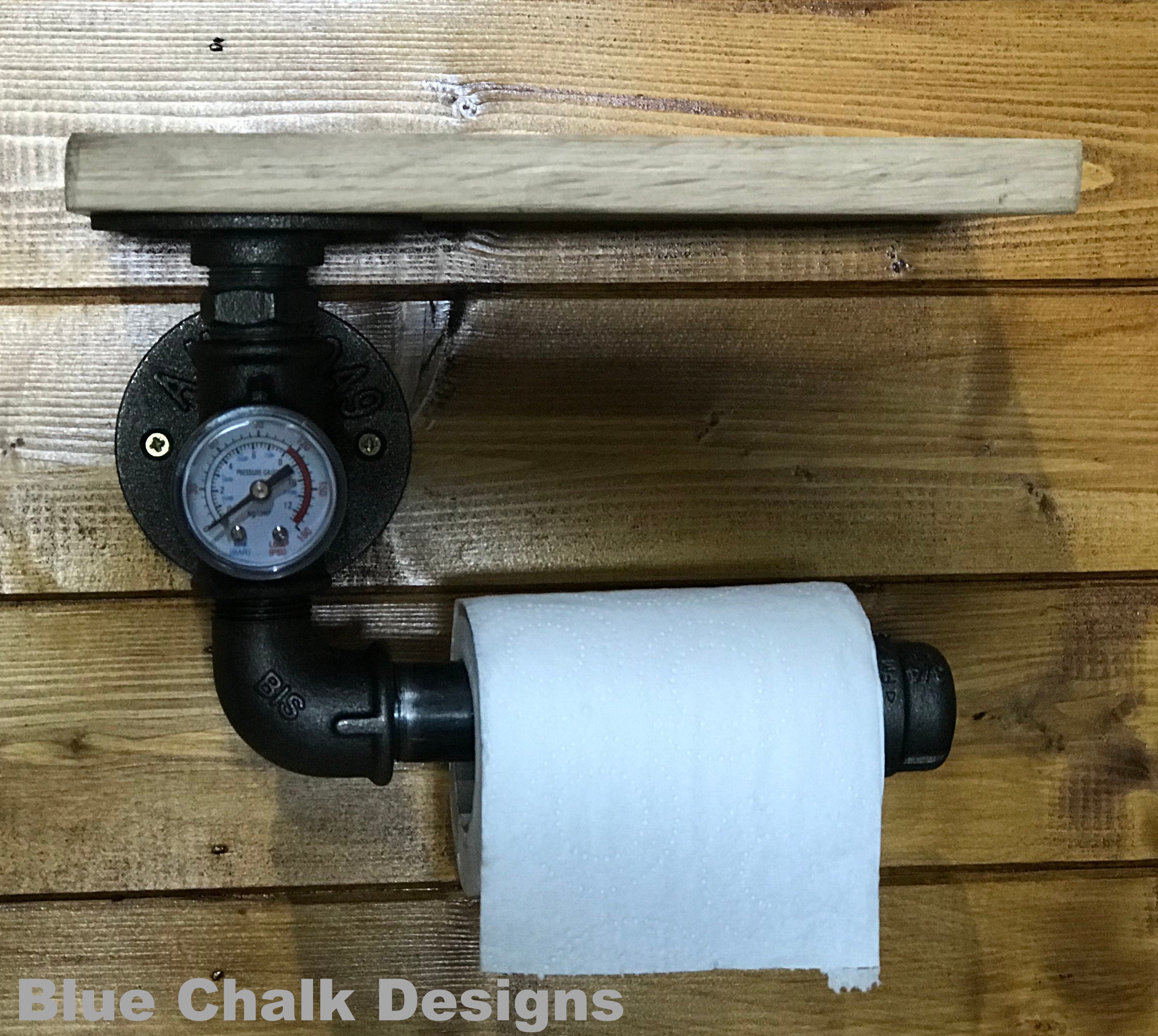 Industrial Toilet Paper Holder , Freestanding Toilet Roll Holder, Free  Standing Cast Iron Toilet Roll Holder, Steampunk Bathroom Decor Barn 