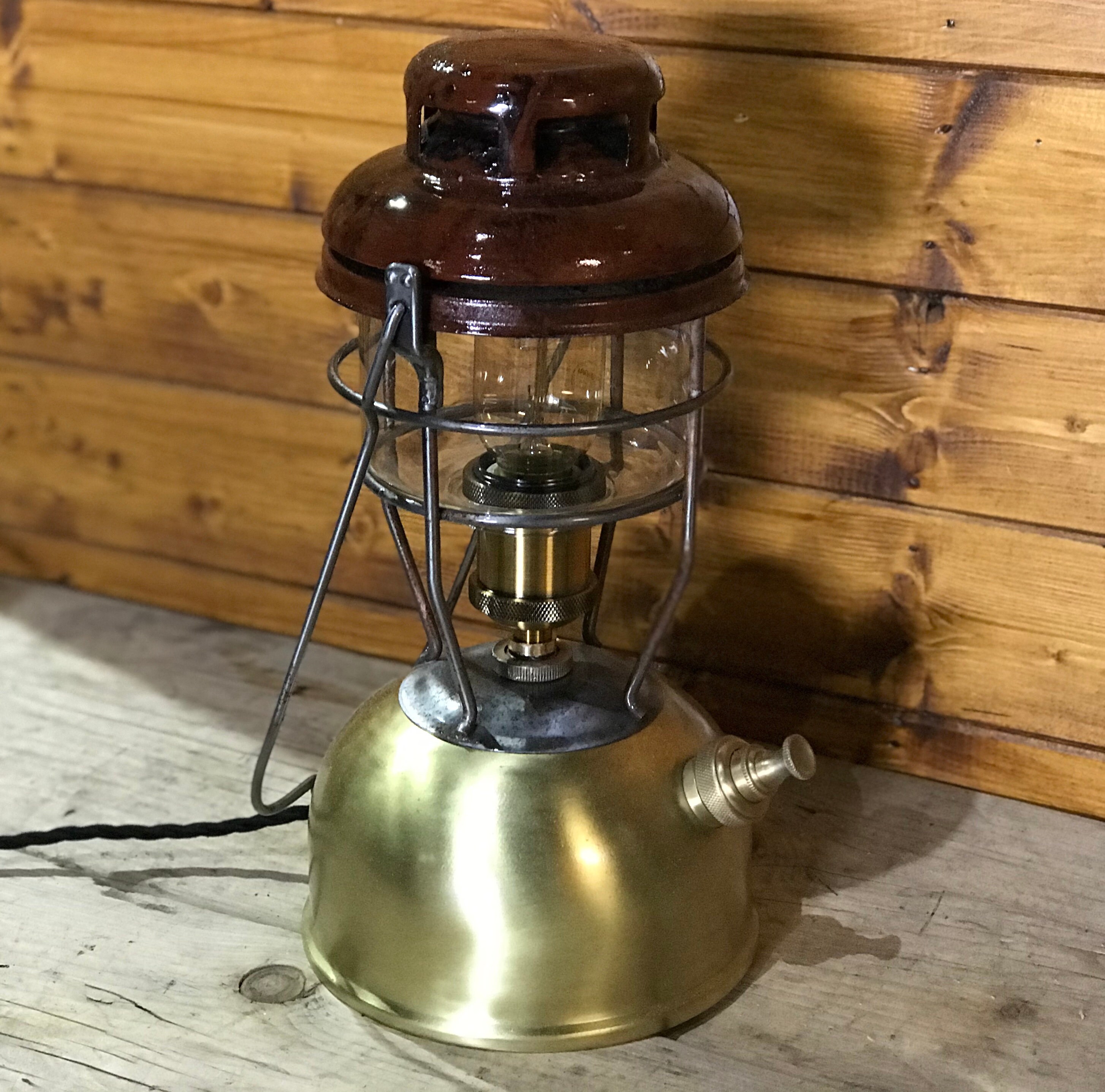 Industrial 's XB Vintage Tilley Lamp Brown Dome   Etsy