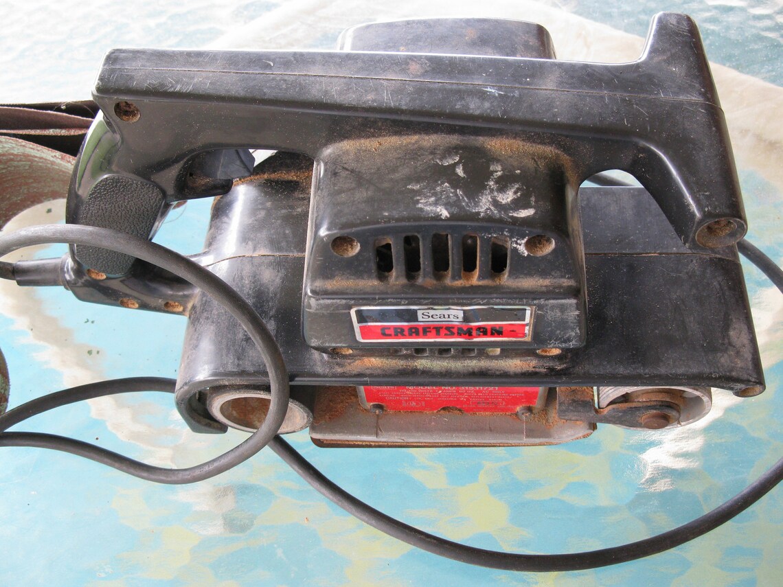 Craftsman 3 Belt Sander 1980's vintage mode Etsy