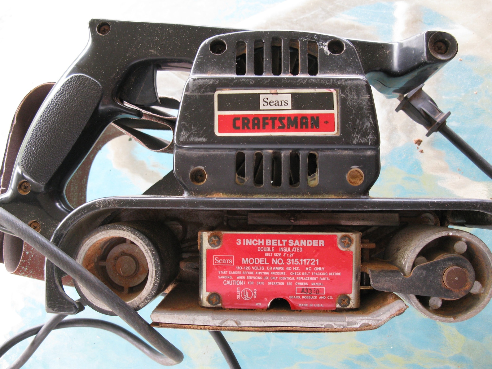 Craftsman 3 Belt Sander 1980's vintage mode Etsy