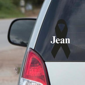 Black Awareness Ribbon