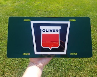 Tractor License Plate/ Oliver