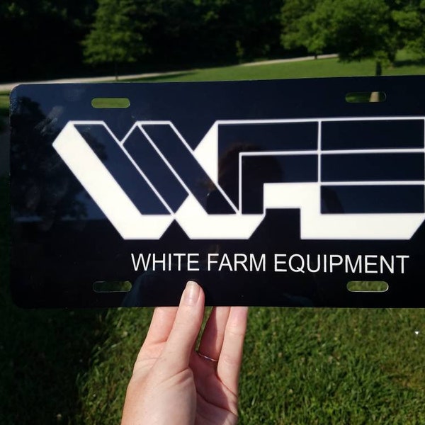 Tractor License Plate/White Farm Equipment/WFE