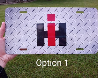 IH Outlaw License Plate International Harvester Made In USA - IH Gear