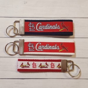 St Louis Cardinals nyckelknippa: Handgjord bandnyckelring