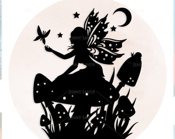 Fairy Silhouette | Etsy