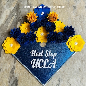 Graduation Cap Decor |  Graduation Cap Topper | Cap Topper | Nursing Graduation Cap | Flower Graduation Cap | Grad Cap Topper