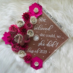 Graduation Cap Topper |  Graduation Cap | Graduation Cap Decoration | Grad Cap Topper | Custom Graduation Cap | Nurse Cap Topper | Grad Cap