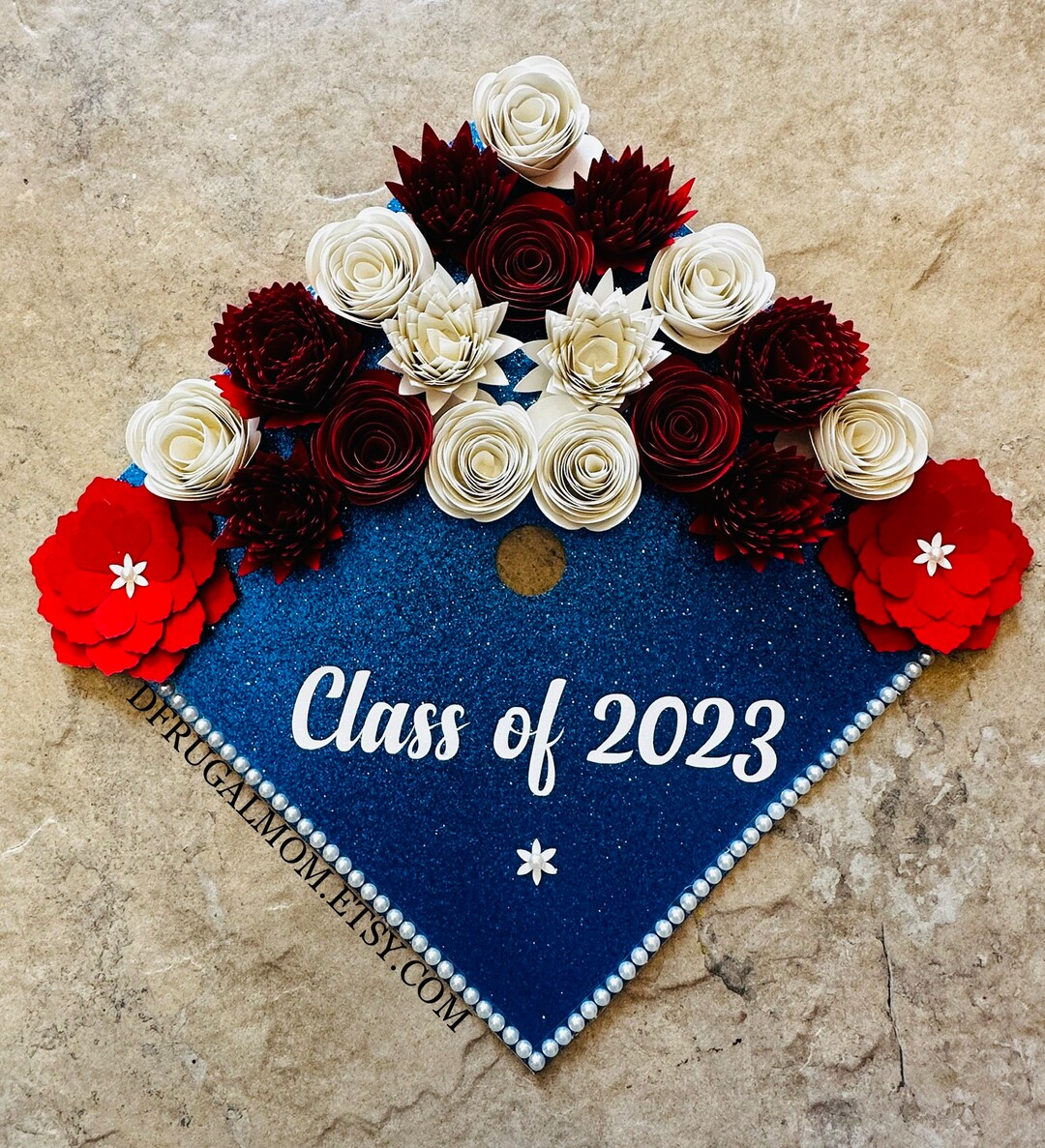 Graduation Cap Decor Graduation Cap Topper Class 2023 Etsy