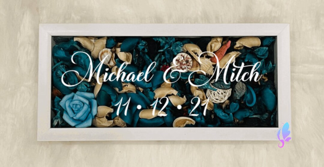 Wedding Bouquet Shadow Box Wedding Gift Mr and Mrs Custom Gift Etsy