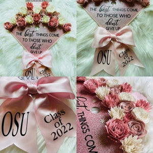 The Best Things Come To Those Who Wait Graduation Cap Topper | Graduation Cap Decor |  Cap Topper | Graduation Cap Design