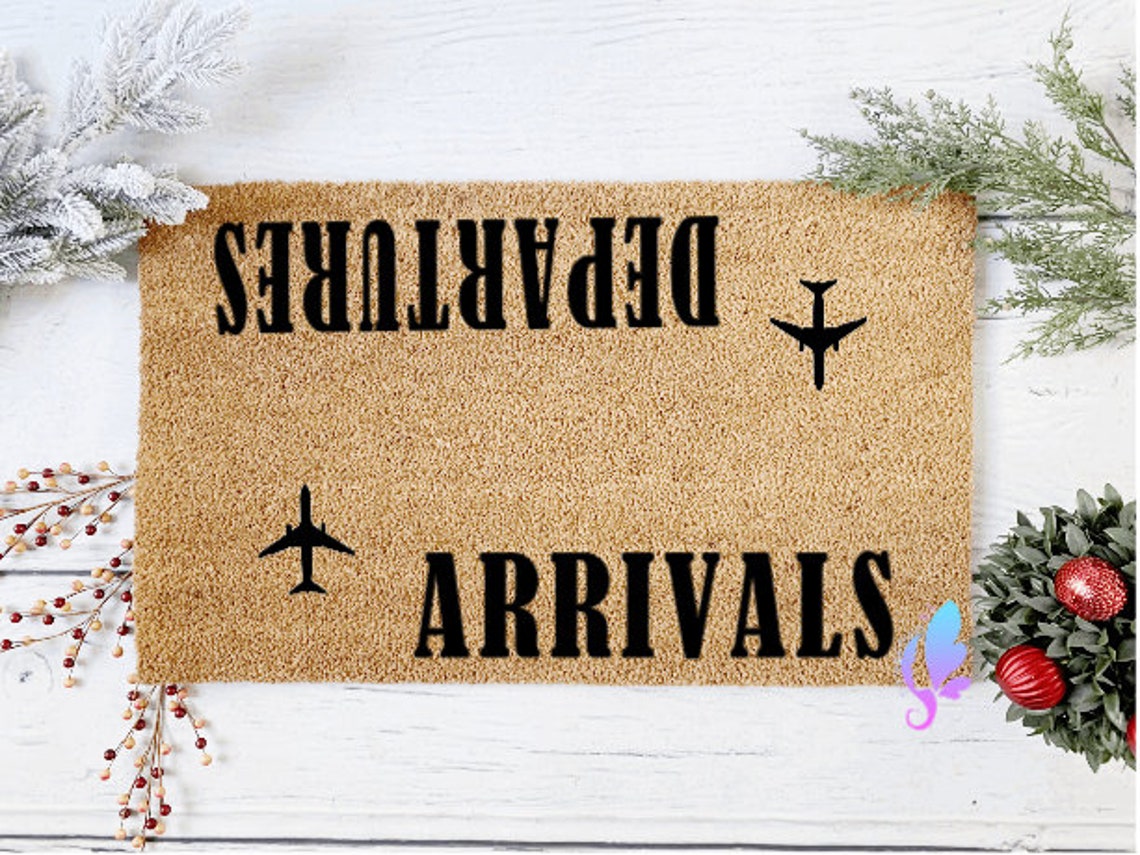 arrivals departures doormat arrivals departures doormat