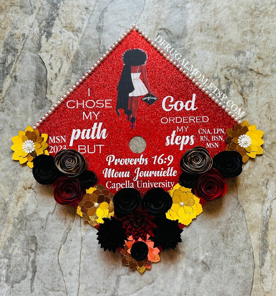 Graduation Cap Decor Graduation Cap Topper Class 2024 Cap Topper