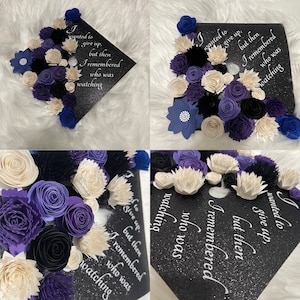 Graduation Cap Topper, I Wanted To Give Up But Then I Remembered Who Was Watching, Graduation Cap Decor, Cap Topper, Graduation Cap Design