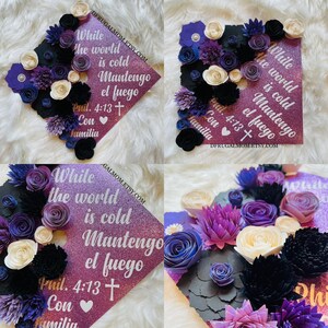 Graduation Cap Decor |  Graduation Cap Topper | Cap Topper | Nursing Graduation Cap | Flower Graduation Cap | Grad Cap Topper