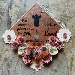 Graduation Cap Topper | Graduation Cap Decor |  Graduation Cap Topper | Grad Cap Decor | Cap Topper | Grad Cap Design | Grad Cap Topper