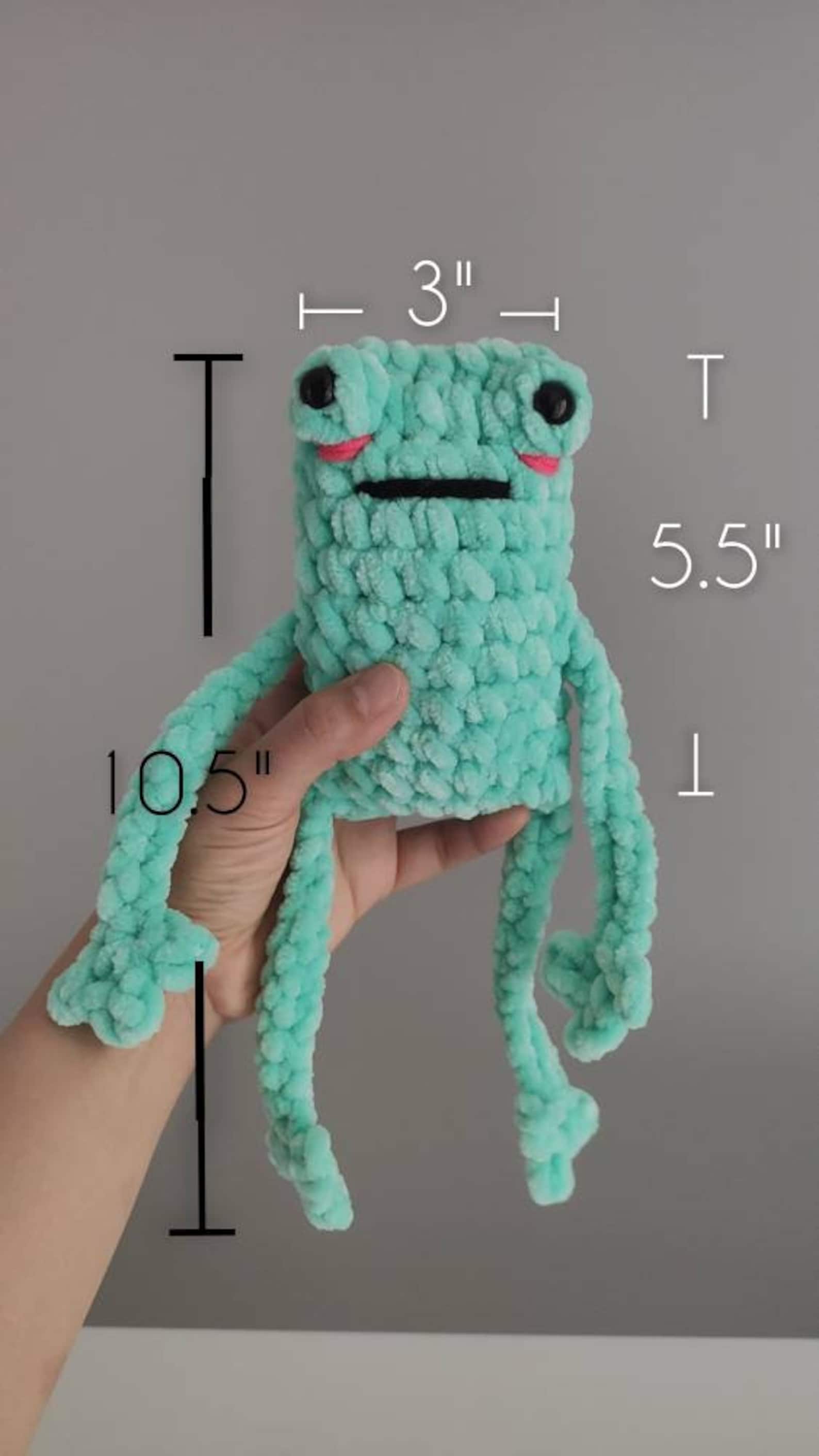 Leggy Froggy Mint Leggy Froggy Crochet Frog Frog Plushie Etsy