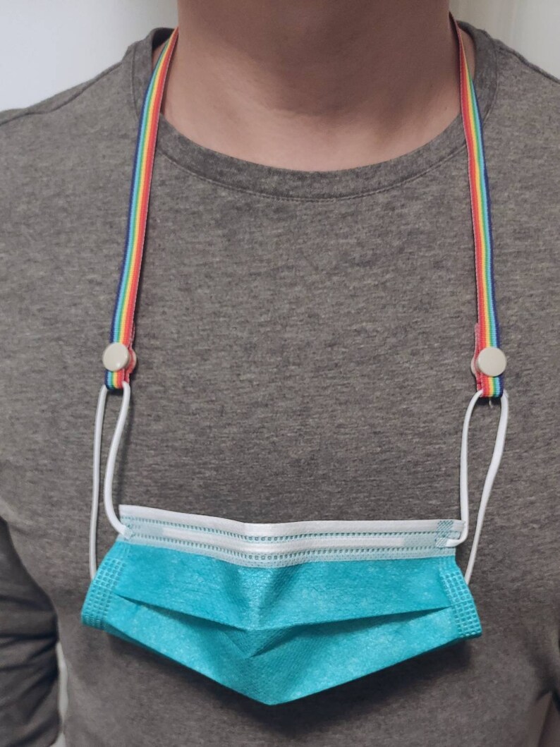 Adjustable Face Mask Lanyard Face Mask Strap Face Mask Etsy