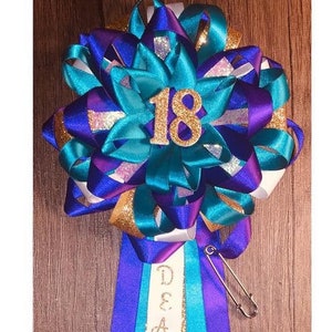 Satin Celebration - 5-Layer Birthday Pin