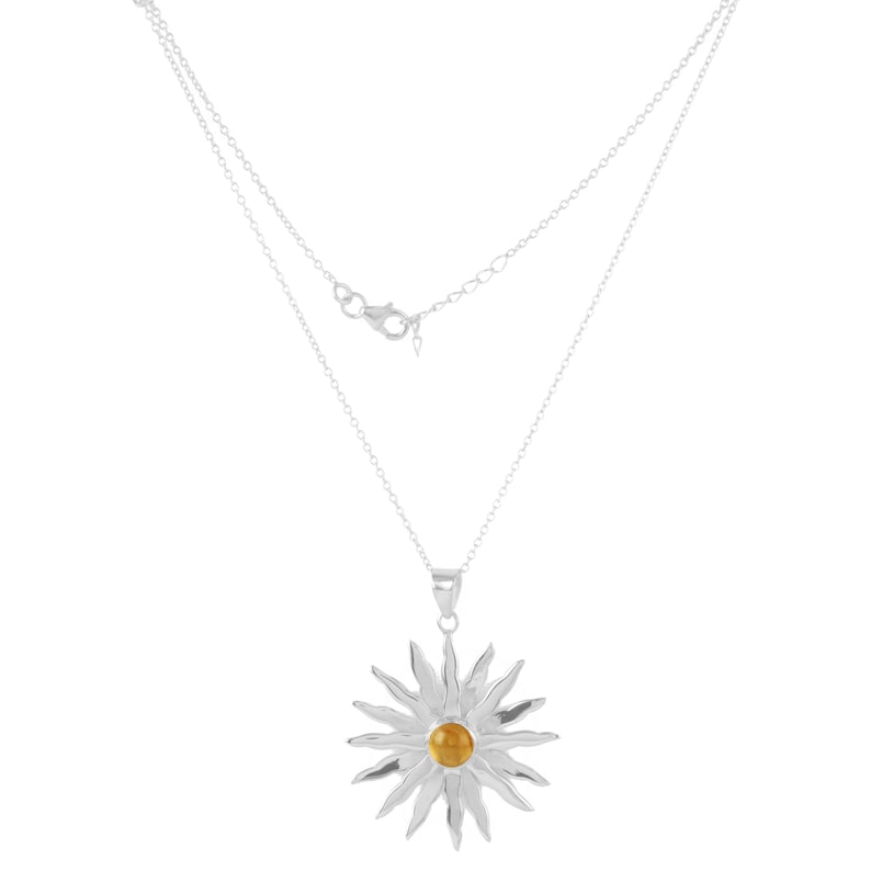The Sun Silver Necklace