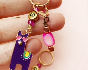 Contador de linhas Alpaca Chain para tricô