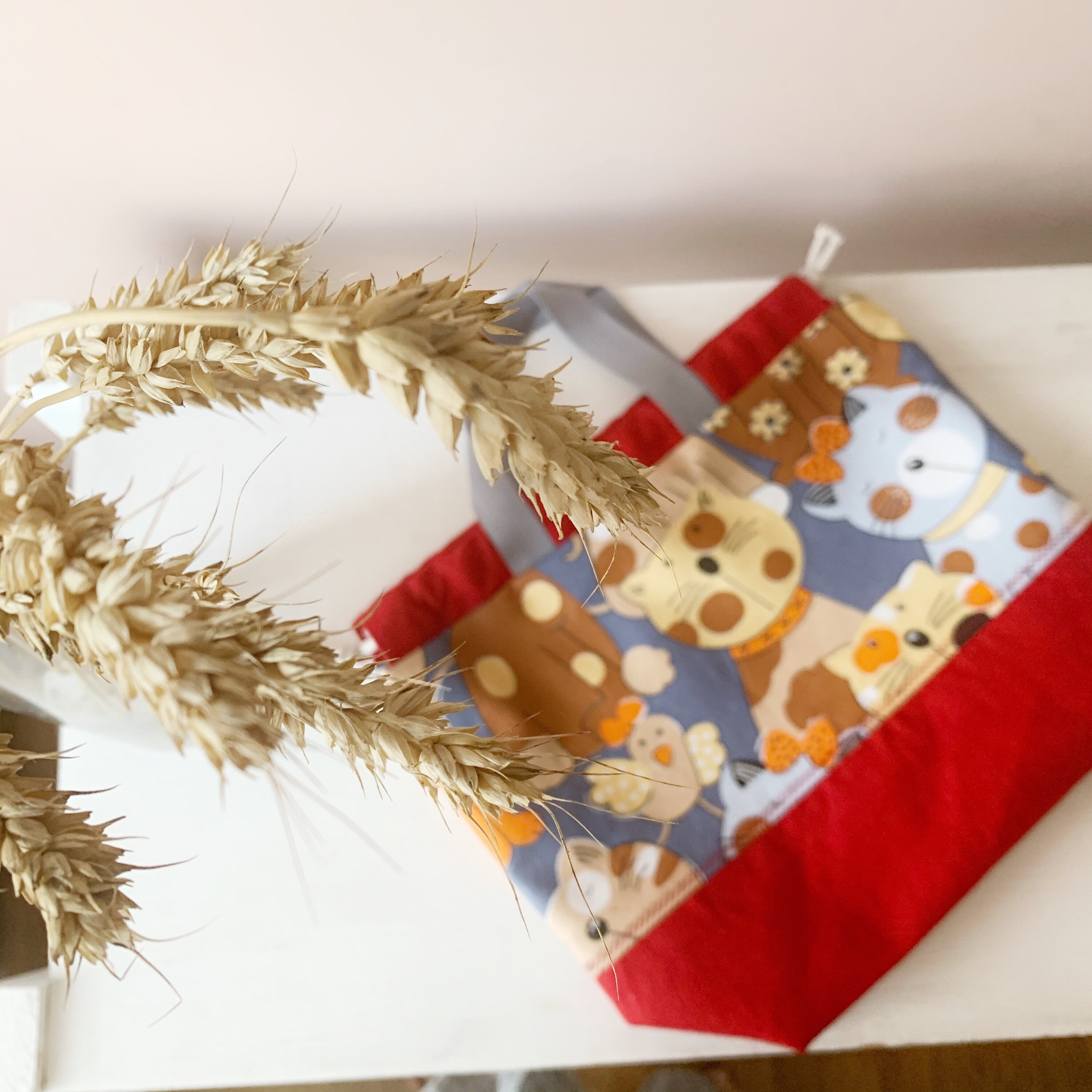 Knitting project bag arm knitting tote on the go yarn Etsy