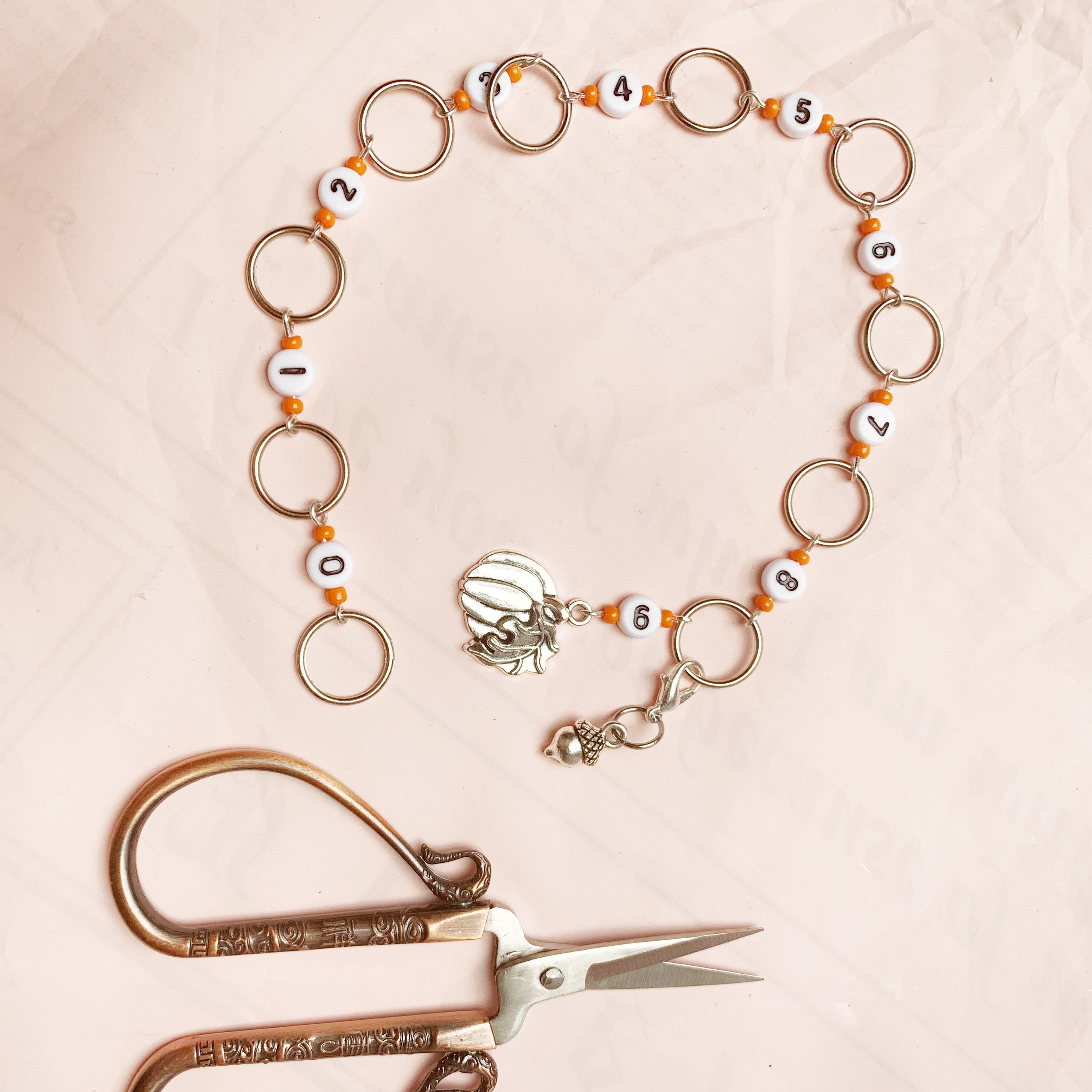 Knitting Row Counter Chain Row Counter for Knitting With a Etsy