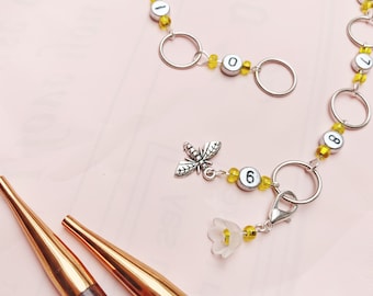 Chain row counter for knitting