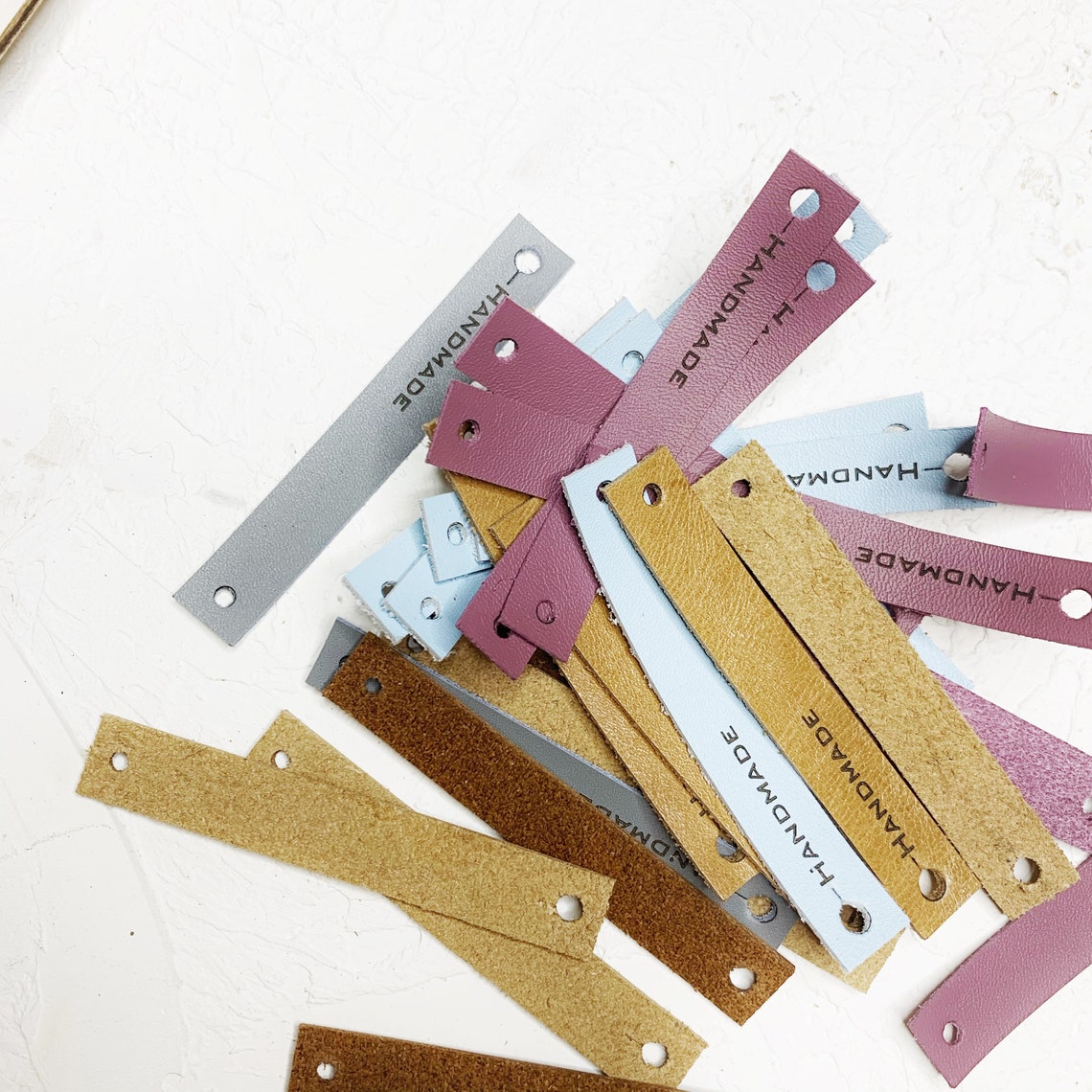 Personalized knitting Leather tag leather label knitting Etsy