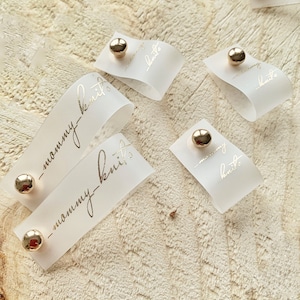 Etiquettes en silicone à tricoter personnalisées, étiquette en silicone, étiquette à tricoter, étiquette à tricoter, étiquette personnalisée, étiquettes à riveter, étiquettes pour articles faits main