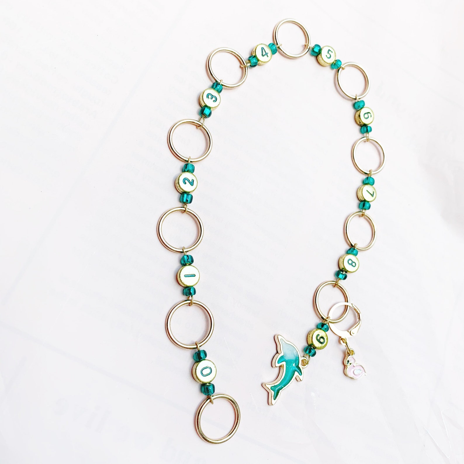 Knitting row counter Chain row counter for knitting Etsy