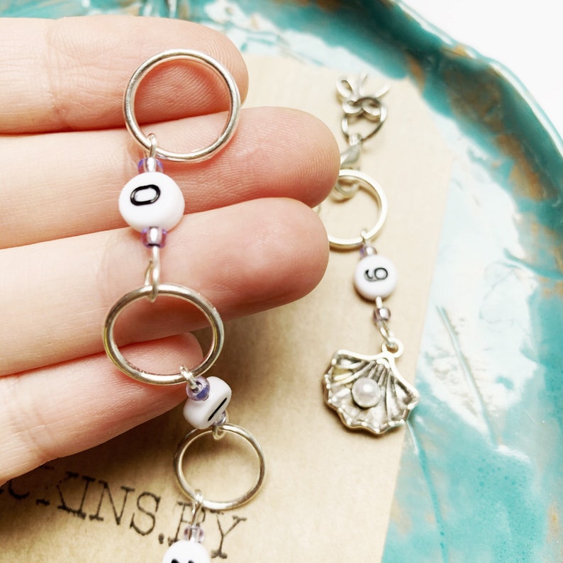 Knitting row counter chain row counter for knitting Etsy