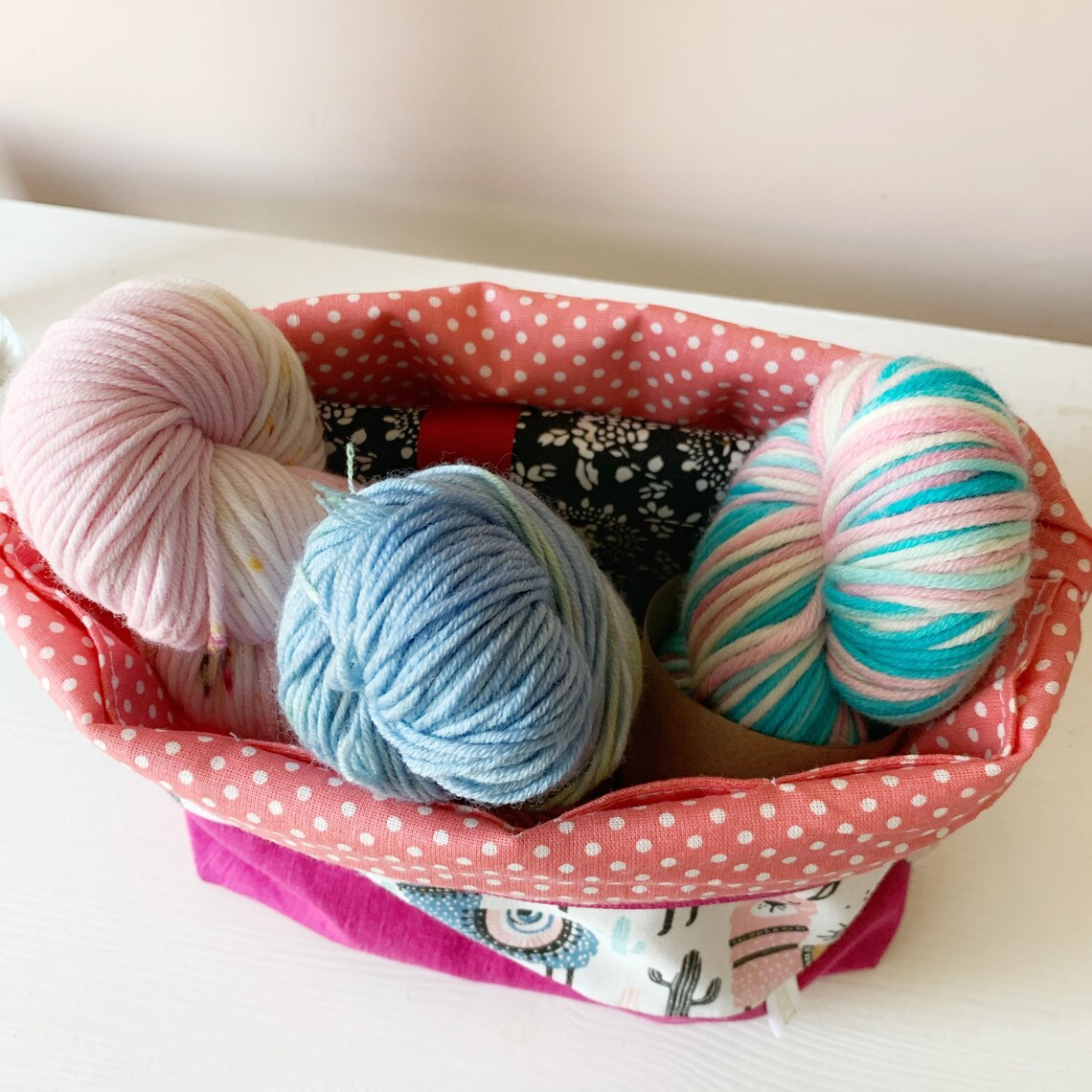 Zipper Project Bag For Knitting Knitting tote on the go Etsy