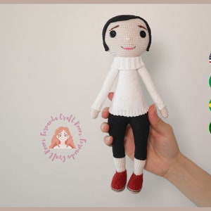 The Other Motherdoll | English Amigurumi pdf pattern with pictures, handmade doll, crochet, easy, guide