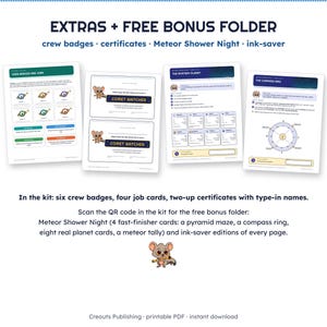 Solar System Escape Room for Grades 4-6, Comet Watch Countdown, Printable Science Game image 9