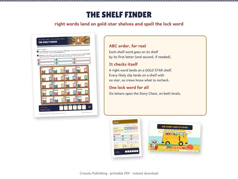 Reading Escape Room for Grades 2-3, The Bookmobile Mix-Up, Printable ELA Game imagen 7