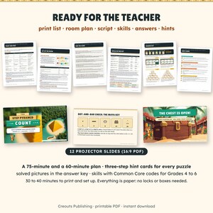 Maya Numbers Escape Room Grades 4-6, The Step Pyramid Count, Printable Math Game image 8