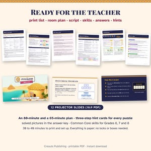 Pi Day Escape Room for Grades 6-8, The Pi Bakery Mix-Up, Printable Math Game image 8