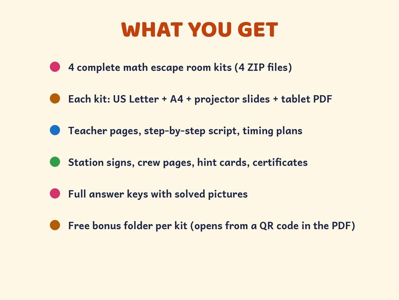 Printbaar wiskunde escape room pakket voor groep 5-8, Pi-dag, algebra, procenten, breuken afbeelding 8