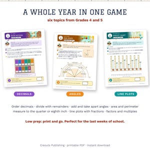 End of Year Math Escape Room Grades 4-5, The Final Bell Countdown, Printable image 6