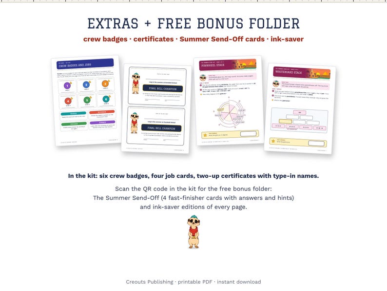 End of Year Math Escape Room Grades 4-5, The Final Bell Countdown, Printable image 9