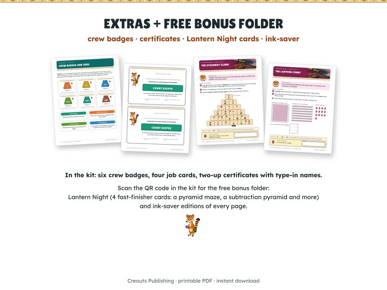 Maya Numbers Escape Room Grades 4-6, The Step Pyramid Count, Printable Math Game image 9
