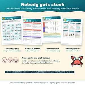 Nobody gets stuck: the self-checking Shell Board, three hints for every puzzle, an answer card and solved pictures